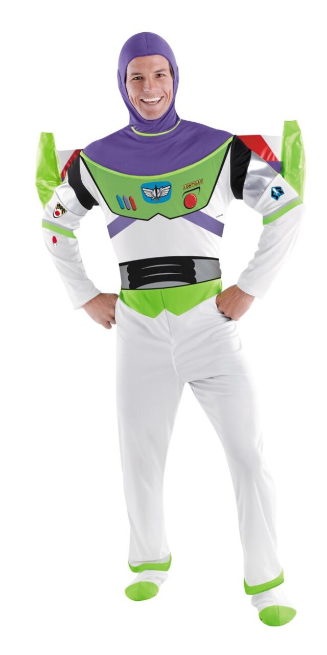 The Costume Center White and Green Buzz Lightyear Men Adult Plus Size Halloween Costume